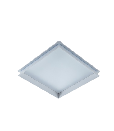 Takvindusramme for 60x60 LED panel - Fin takvinduseffekt, hvit kant