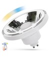 GU10 10W Hvit Smart Home LED-spot - AR111, Tuya/Smart Life, fungerer med Google Home, Alexa og smarttelefoner