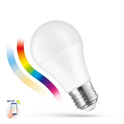 E27 vanlig LED 13W Smart Home LED pære - Tuya/Smart Life, verker med Google Home, Alexa og smartphones, A60, E27