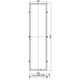 Restsalg: Innbyggingsramme for 120x30 LED panel - Passende for trebetong og gips, hvit kant, (Gammel modell)