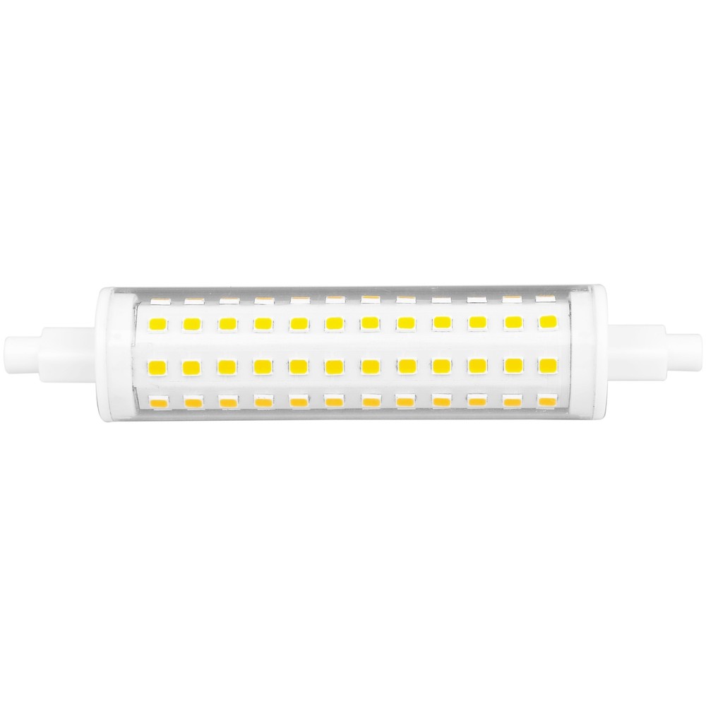 R7S LED pære - 10W, 118mm, dimbar, 230V - Dimbar : Dimbar, Kulør : Kald