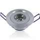 LEDlife 1W downlight med rødt lys - hull: Ø4,4 cm, Mål: Ø5,2 cm, 2,2 cm høy, dimbar, 12V/24V