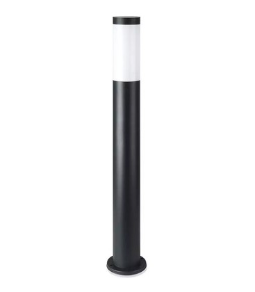 V-Tac svart hagelampe, rustfri - 80 cm, IP44 utendørs, E27 fatning, uten lyskilde