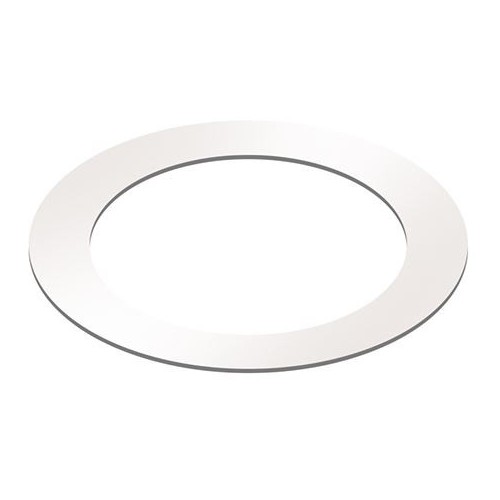 Hvit forstørrelsesring - Hull: Ø16 cm, Mål: 21 cm, passer V-Tac 12W LED panel downlight