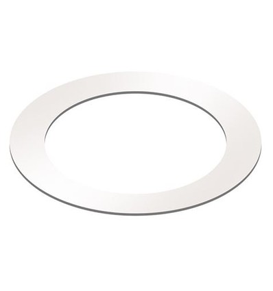 Hvit forstørrelsesring - Hull: Ø16 cm, Mål: 21 cm, passer V-Tac 12W LED panel downlight