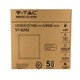 V-Tac 60x60 bakbelyst LED panel - 40W, flicker free, hvit kant