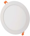 6W LED panel downlight - Hull: Ø11 cm, Mål: Ø12 cm, 230V