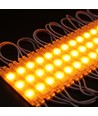 1,1W LED-modul - 12V DC, IP66, vanntett gul, perfekt til skilt og spesialløsninger