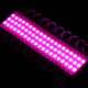 Vanntett pink LED modul - 1,1W pr hver, IP66, 12V, Perfekt for skilt og spesialløsninger