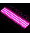 Vanntett pink LED modul - 1,1W pr hver, IP66, 12V, Perfekt for skilt og spesialløsninger