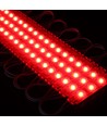 1,1W pr. stk. Vanntett rød LED-modul - 12V DC, IP66, perfekt for skilt og spesialløsninger