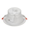 Outlet: 25W LED spotlight - Hull: Ø21 cm, Mål: Ø23 cm, 230V, IP44 våtrom & tak overheng