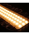 1,1W pr. stk. Vanntett varmhvit LED-modul - 12V DC, IP66, perfekt for skilt og spesialløsninger