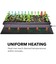 Varme matte - 18W, til forspiring av frø eller microgreens, 50 x 25 cm, 1,8 meter ledning