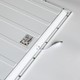 LEDlife 60x60 bakbelyst LED panel - 40W, hvit kant, 115lm/W