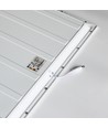 LEDlife 60x60 bakbelyst LED panel - 36W, hvit kant, 145 lm/W