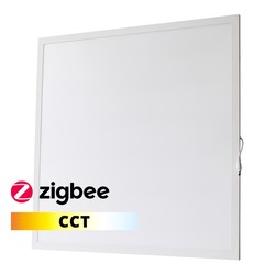 Zigbee LEDlife 60x60 Zigbee CCT Smart Home LED panel - 36W, CCT, bakbelyst , hvit kant