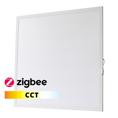 36W Zigbee CCT Smart Home LED-panel - 60x60, CCT, bakbelyst, hvit kant