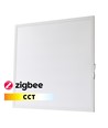 36W Zigbee CCT Smart Home LED-panel - Høyde:25mm, 60x60, CCT, hvit kant