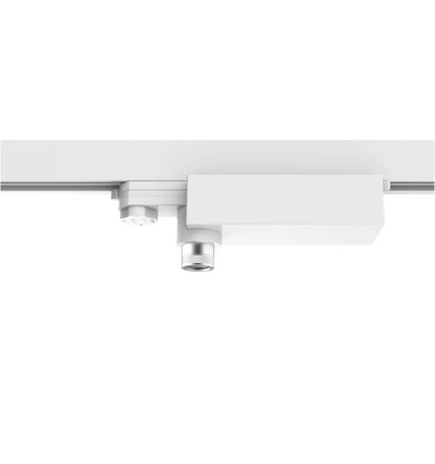 LED nødlys for skinne - Hvit, 3W, 3 timers batteri, for 3-fase skinne