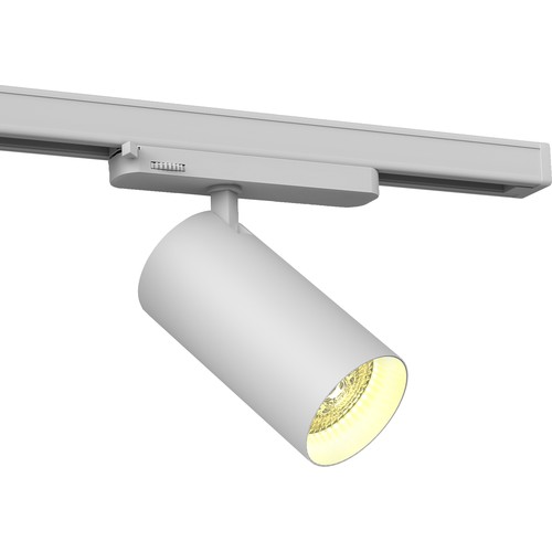 30W 3-faset RA90 Philips LED skinnespot - 100 lm/W, 36 grader, Hvit
