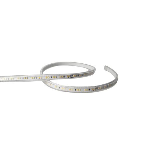 5 m.vanntett CCT LED strip - 230V, IP67, 120 LED, 7W/m, kan kuttes hver 20cm