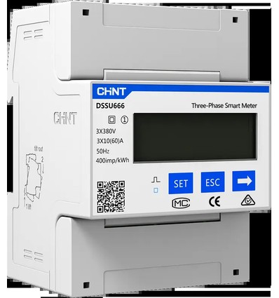 Solcelle smartmåler 3 faset - Chint DTSU666