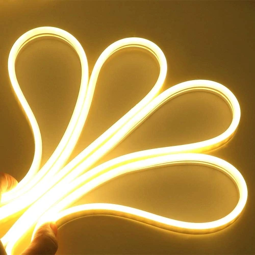 5m 6W/m Smal og fleksibel 5x11 Neon Flex LED - 12V DC, IP65