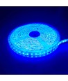 5m 10W/m Blå LED-strip - 24V DC, IP65, 120 LED pr. meter