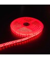 5m 10W/m Rød LED-strip - 24V DC, IP65, 120 LED pr. meter