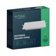 V-Tac 18W LED panel downlight - Hull: 20,5cm x 20,5cm, Mål: 22cm x 22cm, 230V