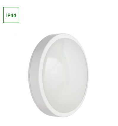 27W Nymphea LED taklampe - 1750lm, IP44, 4000K, hvit kant