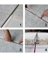 Trebetong/gips Skinne 120 cm for LED strips - Innfelt, kan forlenges