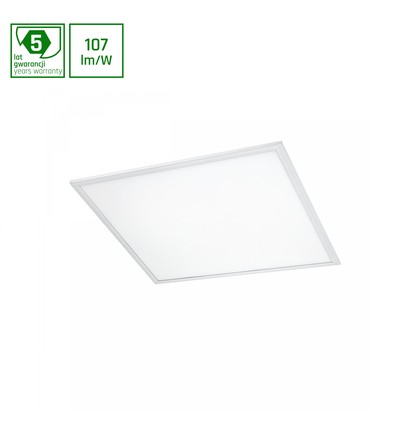 Algine takpanel 45W - LED, 230V, 100lm/W, IP20, 600x600mm, Varm hvit