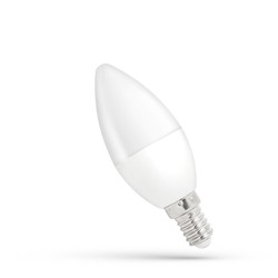 Elprodukter C37 LED Kertepære 4W E14 - 230V, Kald Hvit, Spektrum