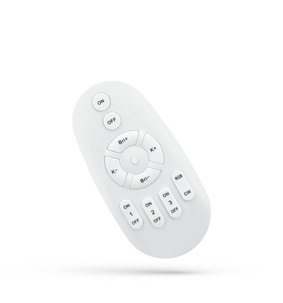 Bluetooth fjernkontroll til RGB+CCT - IP20, til AAA batteri, kompatibel med Google Assistant og Alexa