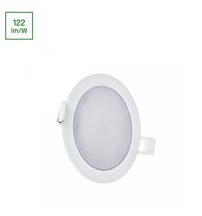 ALGINE 2i1 Overflate-Nedsenket Downlight 6W 560lm, Varm Hvit, 230V, IP20, Rundt