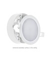 ALGINE 2i1 Overflate-Nedsenket Downlight 6W 560lm, Varm Hvit, 230V, IP20, Rundt