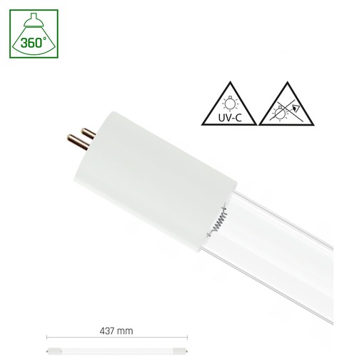 Fluorescerende rør 15W TUV UVC - Spektrum