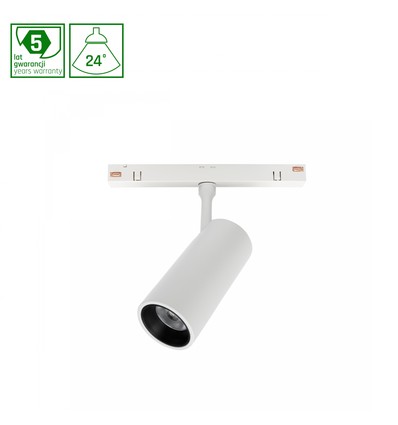 10W DALI SHIFT Spot - 24°, Hvit, 44x157x178mm