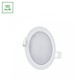 6W Ø11,5cm 2-i-1 innfelt og påbygningspanel - 750lm, 4000K, hvit kant, rund design