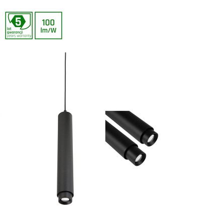 System Hangit - Hengende lys 10W, justerbar vinkel 20-45°, maksimal hengelengde 70 cm