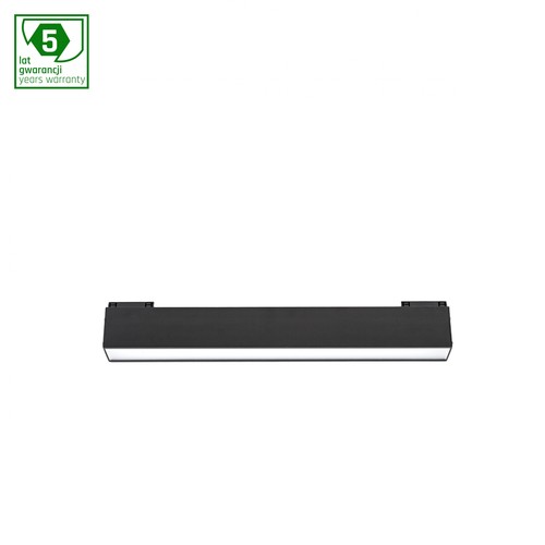 12W System Line S lineært modul, 24V - 33,7cm, RA90, 3000K, Osram LED, IP20, sort kabinett