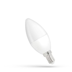 Produsenter LED kertepære 5W E14 - 230V, varm hvit, dimbar, Spectrum