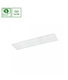 120x30 bakbelyst LED-panel, 30W - 5 års garanti, hvit kant