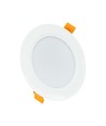 Dure 3 Downlight 8W GU10 - Kald hvit, 230V, 110°, IP54, IK06, 118x31, Hvit, Rund, Integrert driver