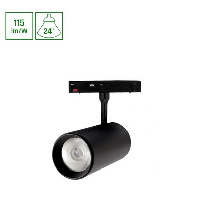 SHIFT Basic - Spot Armatur 20W 3000K Sort, L Retning 55x120x180mm