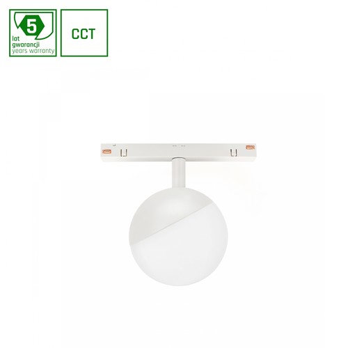 5W dimbar SHIFT Smart-skinnespot Ø100x130mm - 165°, CCT, hvit, Zigbee