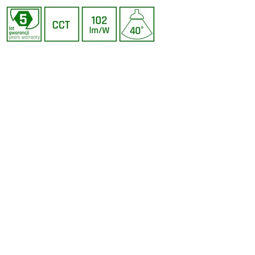 System Shift Smart-Grid L - skinne lys 404mm, 22W, 35°, hvit, CCT/demp.