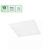 ALGINE PANEL bakbelyst 40W - med Philips driver, varm hvit, 230V, 120°, IP44, 600x600x26, hvit